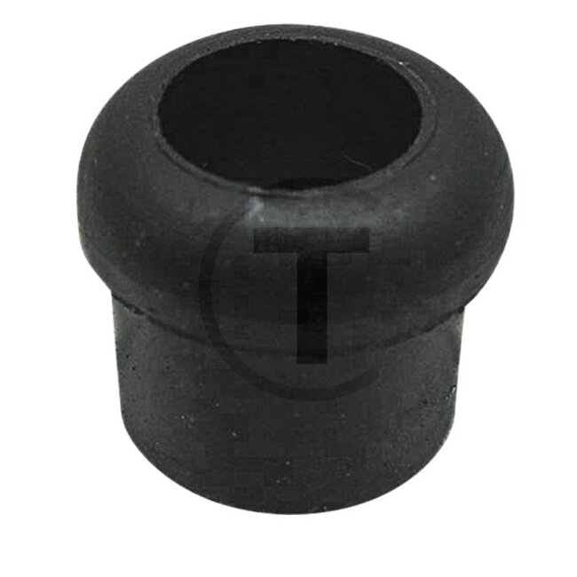 GRANIT Doorvoerrubers, 50 stuks - 50750280111 | d: 10 mm | D1: 14 mm | D: 18 mm | H: 15 mm | h1: 10 mm | Kleur: zwart | Materiaal: NBR (nitrilbutadieenrubber) | Extra informatie: • Eenzijdig  | • Open