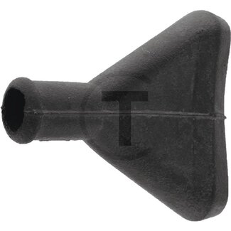GRANIT Schutzkappe Kabel-Ø 7 mm, Länge 57 mm, Höhe 13 mm, schwarz