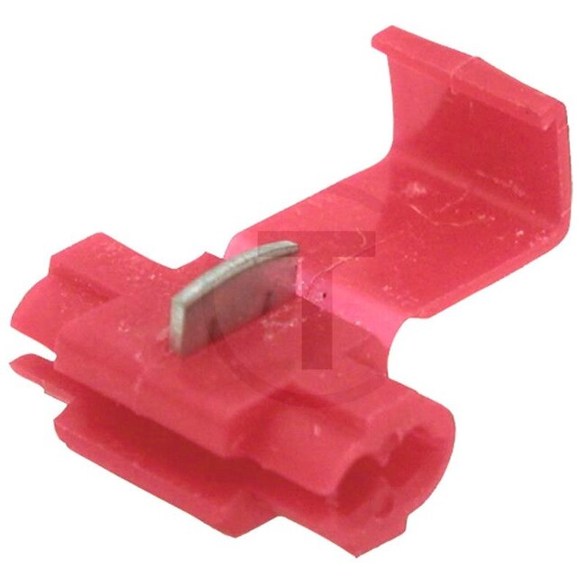 GRANIT Abzweigverbinder rot, für Kabel 0,4-0,75 mm², 25 Stück - 50750252567191076 | Ausführung: isoliert, rot, für Kabel 0,4-0,75 mm²