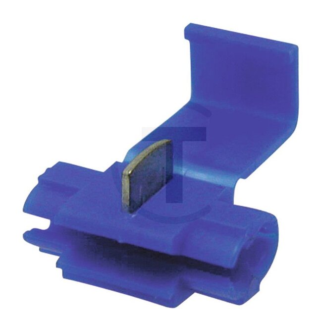 GRANIT Abzweigverbinder, 25 Stück - 507502525698KV705123-002 | Ausführung: isoliert, blau, für Kabel 1,0 - 1,5 mm² | Farbe: blau | Querschnitt: 0,75 - 2,5 mm² | Spannung: 600 V | Temperaturbereich: bis 105 °C