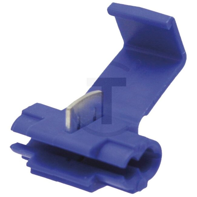 GRANIT Abzweigverbinder, 10 Stück - 50750252569/66 | Ausführung: isoliert, blau, für Kabel 1,0 - 1,5 mm² | Farbe: blau | Querschnitt: 0,75 - 2,5 mm² | Spannung: 600 V | Temperaturbereich: bis 105 °C