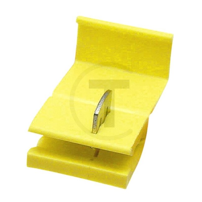 GRANIT Abzweigverbinder, 10 Stück - 50750252571 | Ausführung: isoliert, gelb, Scotchlok, für Kabel 2,5 mm² | Farbe: gelb | Querschnitt: 4 - 6 mm² | Spannung: 600 V | Temperaturbereich: bis 105 °C