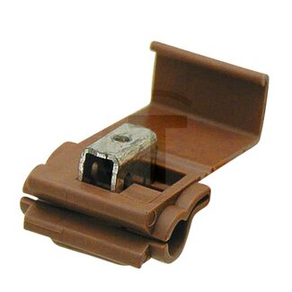 GRANIT Aftakverbinders bruin, doorgang 4,0 mm², aftakking 1,5 mm² - 10 stuks
