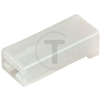 GRANIT Steckgehäuse 1-polig, Flachsteckhülsen 6,3 mm, 24,1 x 10 x 6,5 mm