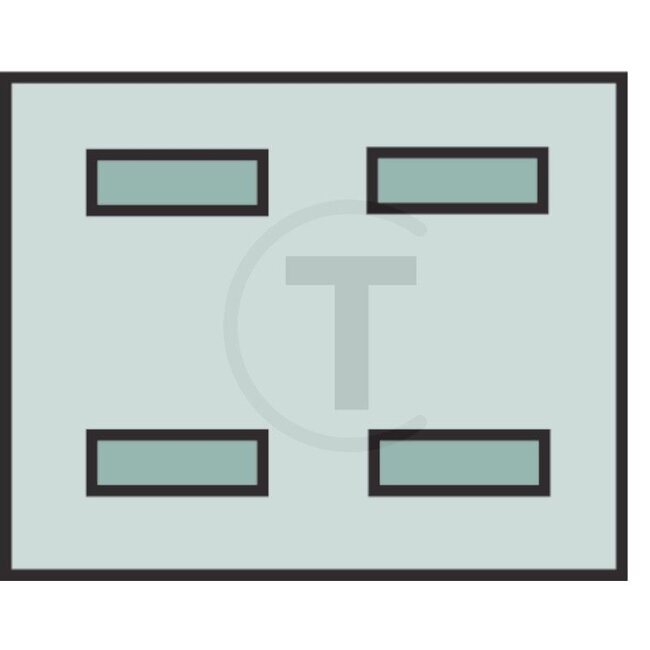 GRANIT Stekkerhuis - 50750290250, 8JD008151-041 | Uitvoering: • Stekkeruitvoering: Vlakstekkerhulzen | Insteekbreedte: 6,3 mm | Aantal polen: 4