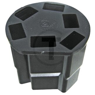 GRANIT Stekkerhuis 6-polig vlakstekker 6 x 6,3 mm