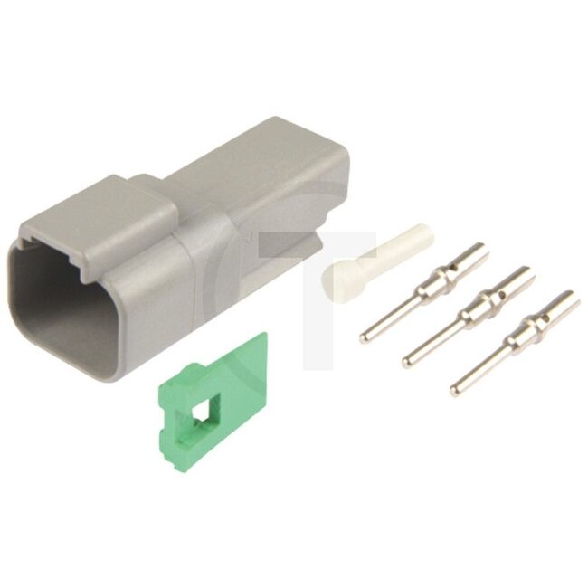 GRANIT 2-pin flange socket, IP68, -55 up to +125 °C | 8JA201021-801