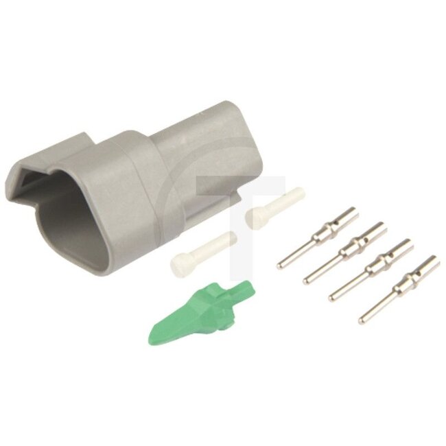 GRANIT Socket - 50750390601, 804107 | Included in delivery: • 1x plug housing for circular connector  | • 1x secondary lock  | • 2x sealing/protective plug  | • 4x circular connector cross section 0.5 - 1.5 mm² | Protection class: IP 68 | Version: • Connector ty