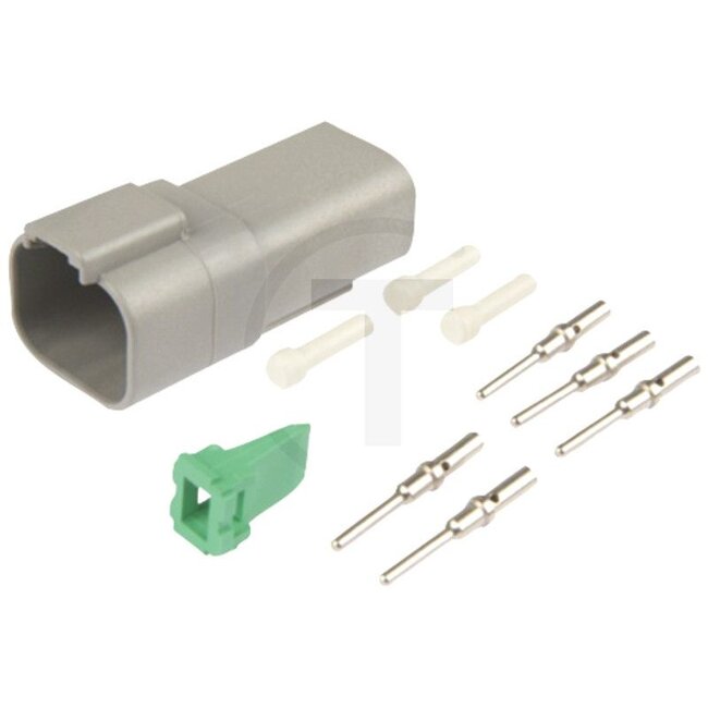 GRANIT Socket - 50750390602, 8JA201021-821 | Included in delivery: • 1x plug housing for circular connector  | • 1x secondary lock  | • 3x sealing/protective plug  | • 5x circular connector cross section 0.5 - 1.5 mm² | Protection class: IP 68 | Version: • Conne
