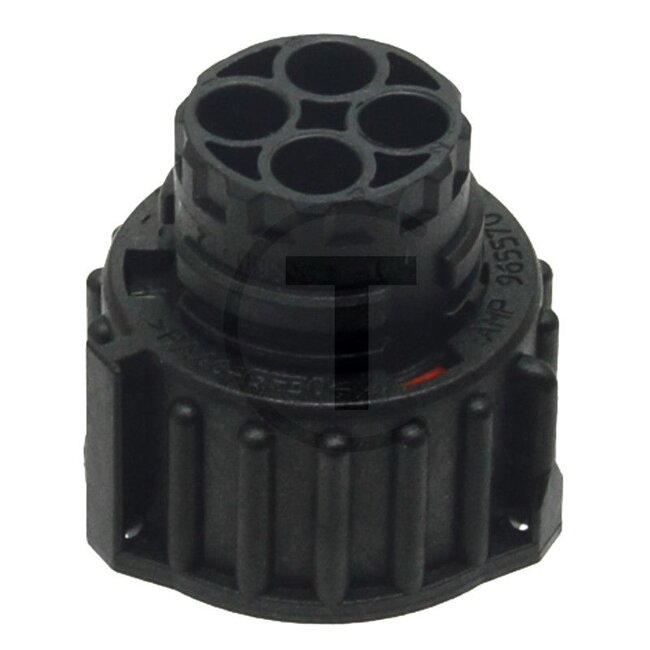 GRANIT Plug housing, 5 pcs - 50750290951 | Version: 3-pin for round sleeves, 2.5 mm | Colour: Black | Length: 31 mm mm | To fit: TE Connectivity | Voltage: Up to 48 V | Protection class: IP 69K | Number of pins: 3 | Packaging unit: 5 | DIN/ISO: 72585 | Diameter: