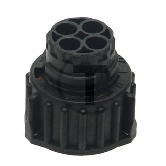 GRANIT Steckgehäuse 4-polig Rundsteckhülse 2,5 mm, Ø 32,8 mm, IP 69K