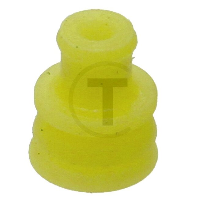 GRANIT Enkeldraads afdichtingen, 50 stuks - 50750282058 | Uitvoering: Beperking: AMP Tyco ELA 5,4 | Kleur: oranje | Lengte: 7,8 mm | Materiaal: MVQ (siliconenrubber) | Passend voor: AMP Tyco ELA 5,4  | AMP Tyco RK 2,5 | Doorsnede: 1,0 - 2,5 mm² | Diameter: 5,9 -