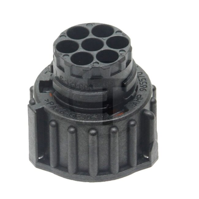 GRANIT Plug housing - 50750390116 | Version: 5-pin for round sleeves, 1.5 mm | Colour: Black | Voltage: Up to 48 V | Protection class: IP 69K | Plug Ø: 1.5 mm | Number of pins: 5 | Diameter: 32,8 mm | Temperature range: -40 to +120 °C