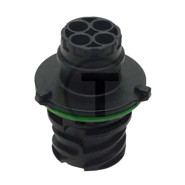 GRANIT Steckgehäuse - 50750290955 | Ausführung: 4-polig für Rundstecker 2,5 mm | passend für: TE Connectivity | Spannung: bis 48 V | Schutzart: IP 69K | Anzahl Pole: 4 | DIN/ISO: 72585 | Temperaturbereich: -40 bis +120 °C