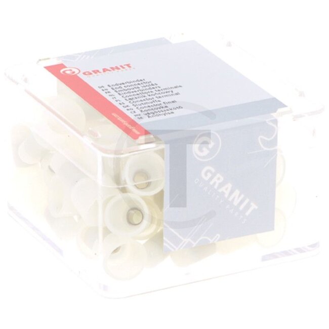 GRANIT End connector Fully insulated, 50 pcs - 50750252549 | Colour: Yellow | Cross section: 4,0 - 6,0 mm² | Length 1: 18 mm | Length 2: 7 mm | Material: Copper / PA (polyamide) | Surface: Tinned | Diameter 1: 3,6 mm | Diameter 2: 5,2 mm