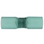 Flachsteckhülsen Schrumpfverbinder, 25 Stück - 50750252623 | Querschnitt: 1,5 - 2,5 mm² | Steckbreite: 6,3 mm | Farbe: blau | Ausführung: • isoliert | Temperaturbereich: -55 bis +125 °C