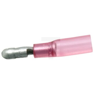 HELLA Rondstekker 0,5 - 1,5 mm², insteekbreedte 4 mm, rood - 25 stuks