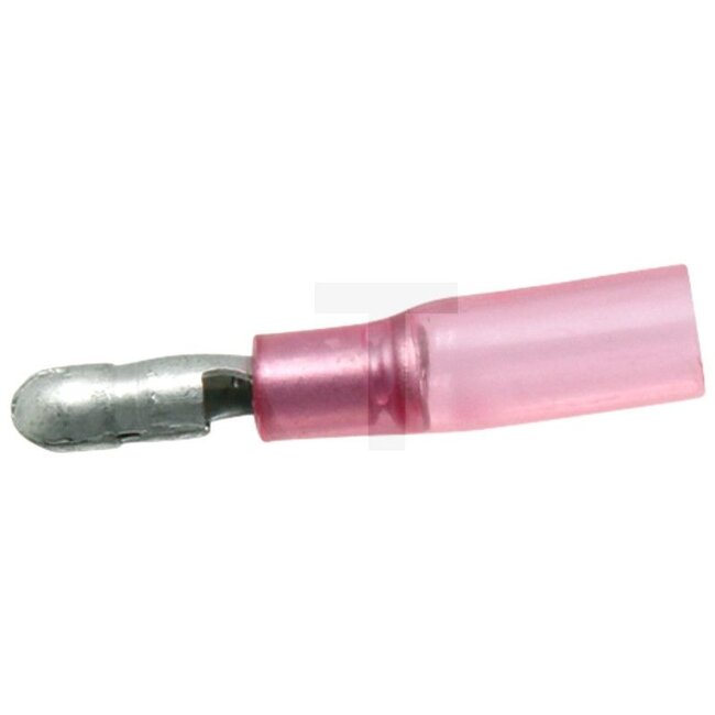 HELLA Circular connectors, 25 pcs - 4558KW 744765003, 8KW744765003 | Cross section: 0,5 - 1,5 mm² | Insulation colour: red | Plug width: 4 mm