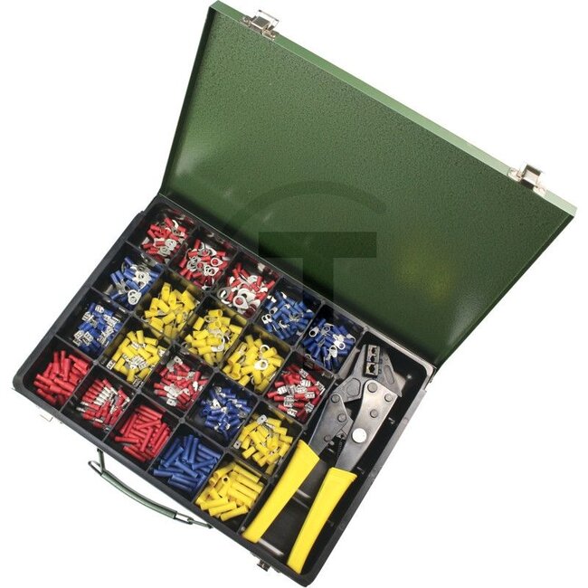 GRANIT Crimp-Set Professional mit Crimpzange - 400-teilig Satz