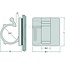 GRANIT Plastic clamp, 50 pcs - 50750265723 | B1: 16 mm | H: 6 mm | D2: 4 mm | D: 0,8 mm | L: 16 mm | B2: 11 mm | Contents: 100 | Material: Polyamide 6.6 | Test mark: UL94 V2 | Additional information: • With adhesive foil  | • Adhesive: Synthetic rubber | Mountin
