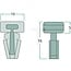 Spreidplug voor bundelbandjes 5 x 15,75 mm, Ø 6,35 mm - 100 stuks