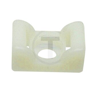 GRANIT Sockel schraubbar, Seilklemme 6 mm - 50 Stück