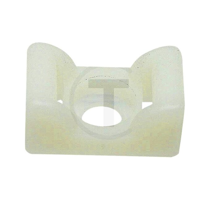 GRANIT Plinth Screwable, 50 pcs - 50750265712, 30694 | For cable band width: 6 mm | A: 12 mm | B: 18 mm | C: 9 mm