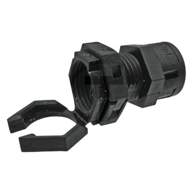 GRANIT Verschraubung - 50700012, 49110200 | passend für Coflex / NW: 20 | A: 34 mm | B: 17 mm | Innen-Ø D: 20 mm | Breite C: 14 mm | Schlüsselweite Körper: 32 mm | Mutter: 36 mm