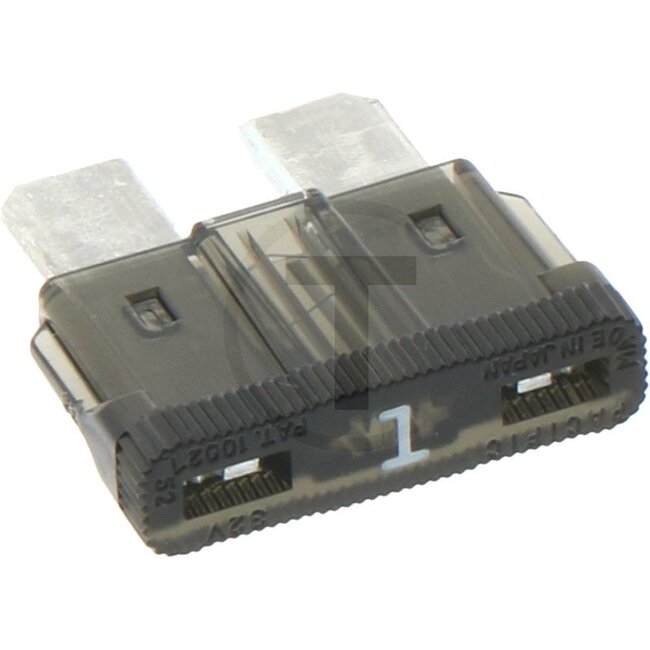 GRANIT Steekzekeringen, standaard 32 volt maximaal / 1 A | zwart | VPE 50, 50 stuks - 5075029540155000 | Bouwwijze: Standaard | Spanning: 32 V | Stroom: 1 A | Kleur: zwart | Inhoud: 50x 1A