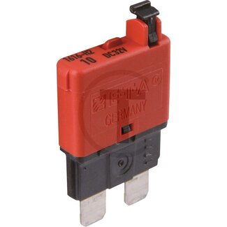 GRANIT Circuit breaker, standard 32 V max. / 10 A | Red | Manual