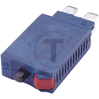 HELLA Circuit breaker, standard 28 V max. / 10 A - Red - With manual release - Type: Standard