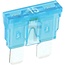 GRANIT Blade fuses, standard, with warning indi 32 V max. / 15 A | blue | VPE 10, 10 pcs - 5070010085 | Type: Standard | Voltage: 32 V | Nominal current: 15 A | Colour: Blue | Width: 19,1 mm | Height: 18,8 mm | Depth: 5 mm | DIN/ISO: SAE J1284 | Contents: 10x 15