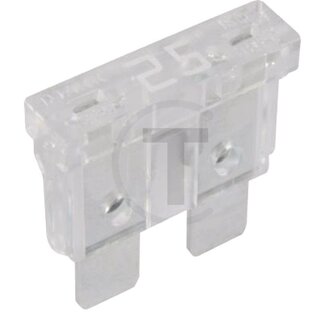 GRANIT Blade fuse, Standard 32 V max. / 25 A | White | Pack of 1