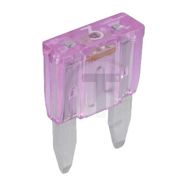 GRANIT Sicherung 32 V max. / 3 A | violett | VPE 10, 10 Stück - 50750295673066 | Bauart: Mini | Spannung: 32 V | Nennstrom: 3 A | Farbe: violett | Breite: 11,07 mm | Höhe: 17,0 mm | Tiefe: 4,0 mm | DIN/ISO: SAE J2077 | Inhalt: 10x 3A | Material: Nylon | Ausführu