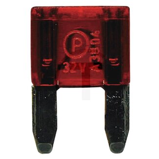 GRANIT Flat plug-in fuses, Mini 32 V max. / 10 A | red | VPE 10, 10 pcs
