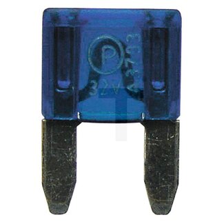 GRANIT Flat plug-in fuses, Mini 32 V max. / 15 A | blue | VPE 10, 10 pcs