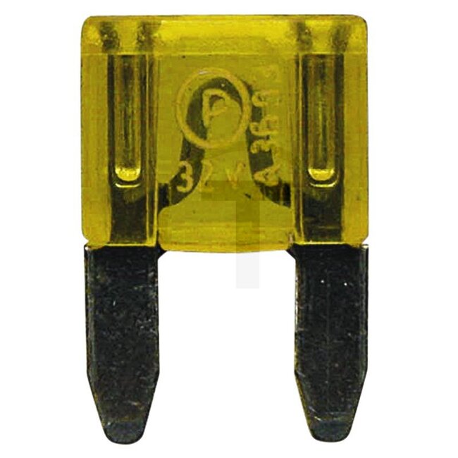 GRANIT Flat plug-in fuses, Mini 32 V max. / 20 A | yellow | VPE 10, 10 pcs - 50750295579, 30.60.66-10 | Type: Mini | Voltage: 32 V | Nominal current: 20 A | Colour: Yellow | Contents: 10x 20A