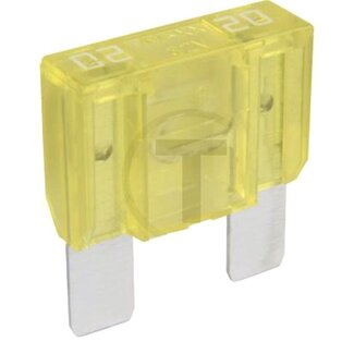 GRANIT Blade fuse, Maxi 32 V max. / 20 A | Yellow | Pack of 1