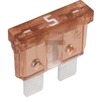 GRANIT Blade fuse, Standard 32 V max. / 5 A | Light brown | Pack of 1