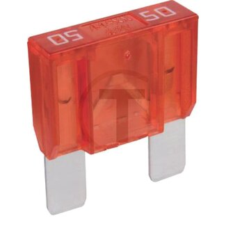 GRANIT Blade fuse, Maxi 32 V max. / 50 A | Red | Pack of 1