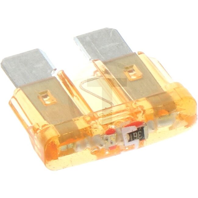 GRANIT Blade fuses, standard, with warning indi 32 V max. / 5 A | light brown | VPE 10, 10 pcs - 5070010082 | Type: Standard | Voltage: 32 V | Nominal current: 5 A | Colour: Light brown | Width: 19,1 mm | Height: 18,8 mm | Depth: 5 mm | DIN/ISO: SAE J1284 | Cont
