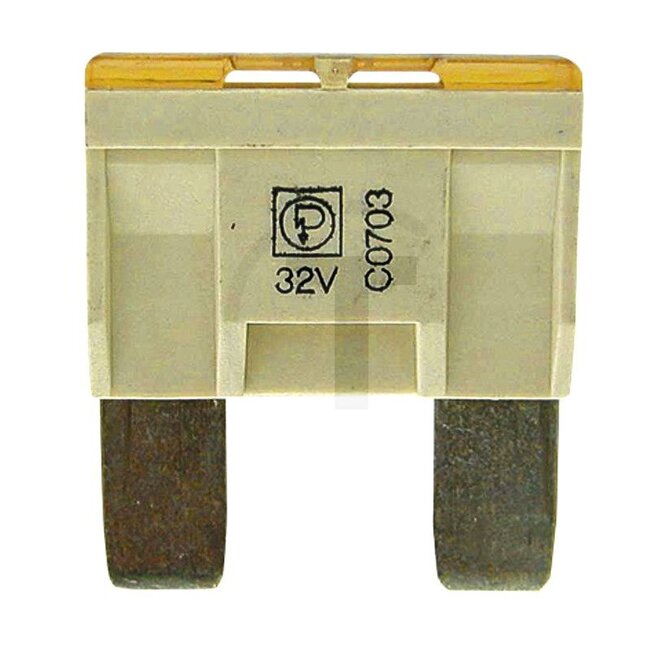 GRANIT Flat plug-in fuses, Maxi 32 V max. / 80 A | natural | VPE 10, 10 pcs - 50750295548 | Type: Maxi | Voltage: 32 V | Nominal current: 80 A | Colour: Natural | DIN/ISO: 72581/3E, SAEJ1888 | Contents: 10x 80A