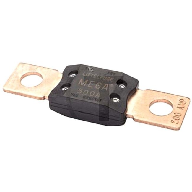 HELLA Mega fuse brown - 4558JS 742902111, 8JS742902111 | Colour: Dark brown | Nominal current: 500 A | Version: MEGA