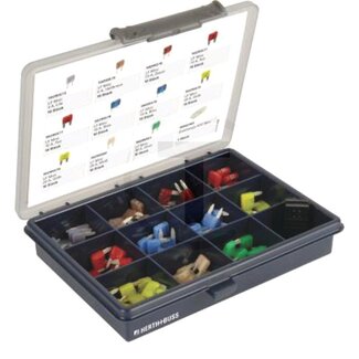 GRANIT Flachsicherungssatz Mini 3 - 30 A mit Greifzange und Dose - 111 Stück