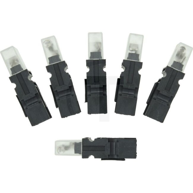 HELLA Fuse holder - 6 pcs - Version: - with contacts - rated current: 30 A - 9811772, 8JD005235-002