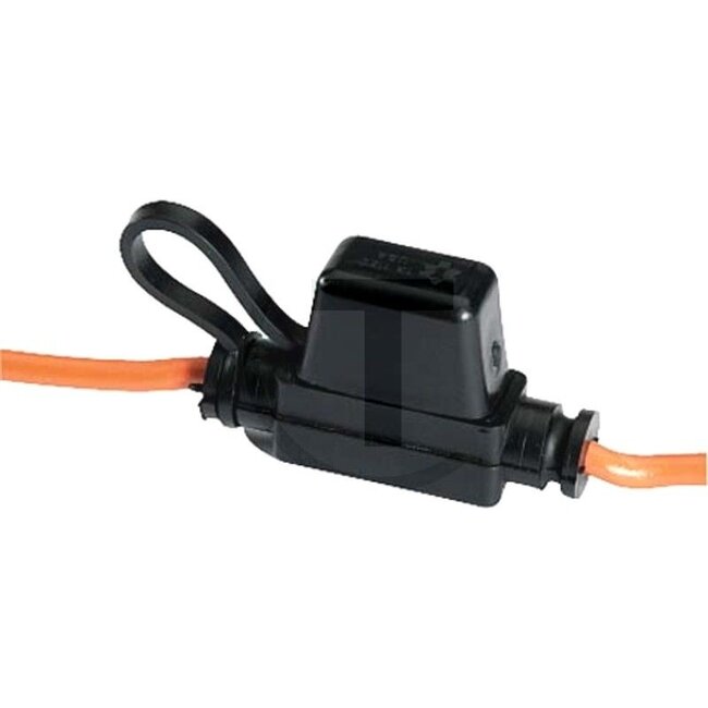 HELLA Fuse holder - 4558JD 743557001, 8JD743557001 | Length: 100 mm | To fit: Blade fuses | Cross section: 2 mm² | Current: bis 30 A | Additional information: • Mini fuses