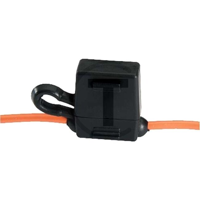 HELLA Sicherungshalter D 82 - 4558JD 743557031, 8JD743557031 | Length: 100 mm | To fit: Blade fuses | Cross section: 3,3 mm² | Current: bis 30 A | Supplementary set: mit Spritzwasserschutz | Additional information: With splash protection | Menke no.: 144338