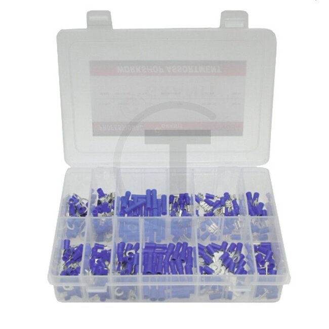 GRANIT Sortiment Quetschverbinder - 50099024 | Inhalt: 275 Teile | Querschnitt: 1,5 - 2,5 mm² | Verpackungseinheit: Set