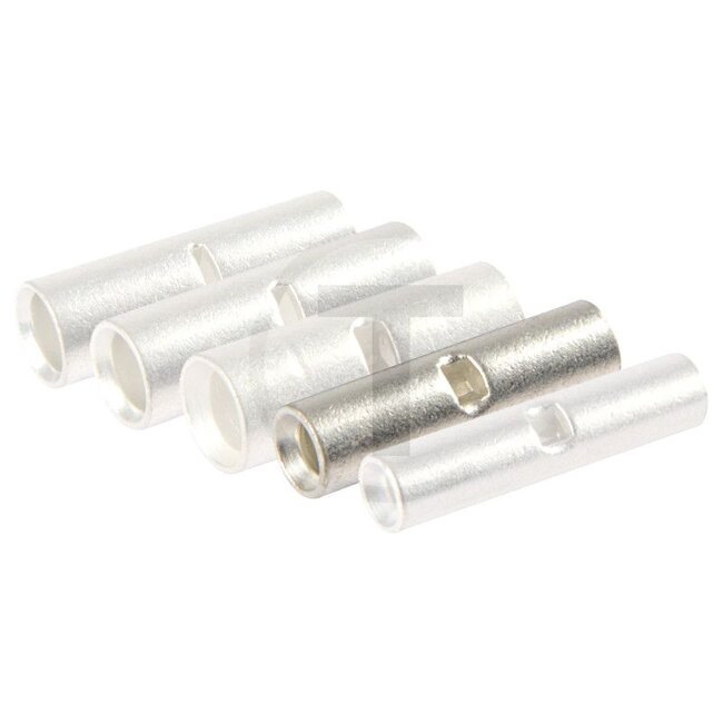 GRANIT Doorverbinders voor kabel-Ø: van 1,5 tot 2,5 mm², 50 stuks - 5070010902 | Binnen-Ø: 2,3 mm | Lengte: 15,0 mm | Kabeldoorsnede: 1,5 - 2,5 mm² | Materiaal: Koper, vertind | Materiaaldikte: 0,8 mm | Extra informatie: Geen SVHC-stoffen aanwezig | DIN/ISO: 463