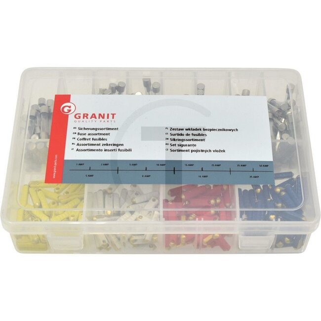 GRANIT Assortiment de fusibles en verre - 50099022